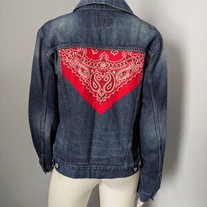 Bandana jean jacket